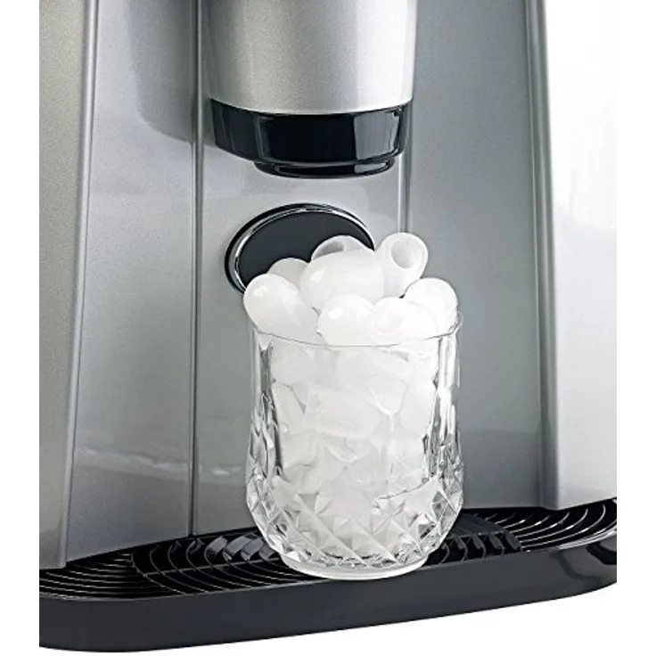 Rosenstein & Söhne EWS 2100 Eiswürfelbereiter, 130W, LCD-Display, 3 Größen, 1,8 Liter, silber – Bild 5