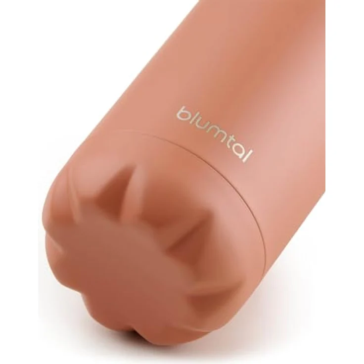 Blumtal® Edelstahl Trinkflasche Charles, Thermosflasche 350 ml, BPA-frei, auslaufsicher, doppelwandige Isolierung, Cameo Brown – Bild 2
