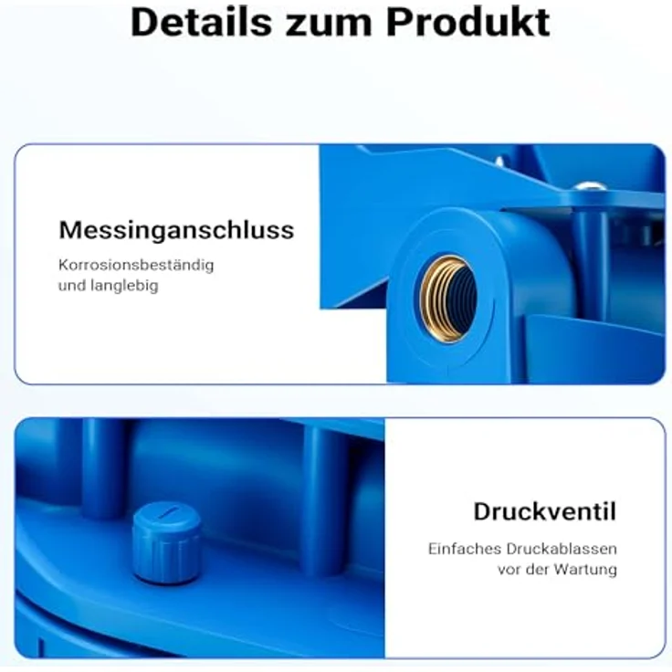 Naturewater NW-BR10B4 3-Stufenfilter 20.67 mm (1-2') Sedimentfilter Aktivkohleblock Aktivkohlegranul – Bild 7