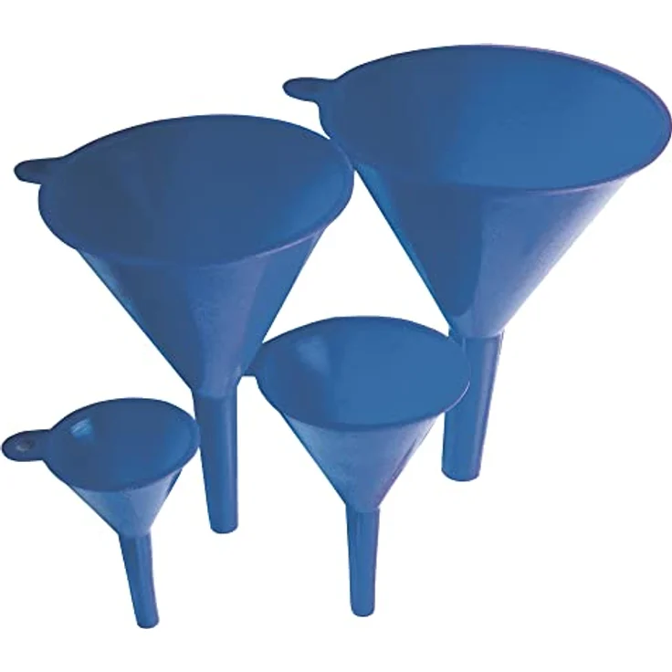 Kraftmann 8029 | Trichter-Satz | 4-tlg. | Ø 50 - 75 - 100 - 125 mm | Set | Kunststoff - Plastik | Einfüllhilfe – Bild 2