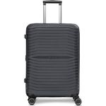 Stratic Shine Koffer & Trolley groß | Ausgestattet mit 4 360° Drehbare Rollen, Kreuzpackgurt, Dehnfalten, arretierbarer Griff und TSA-Schloss | 46 cm x 30 cm x 65 cm - 3.6kg