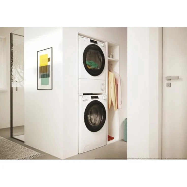 Candy Smart Pro CROE H9A2TBE-S, Wärmepumpen-Wäschetrockner mit 9 kg Kapazität, Energieeffizienz A++, App-Steuerung und vielseitigen Trockenprogrammen, Weiß – Bild 8