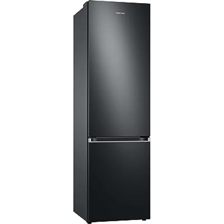 Samsung RL38C602CB1/EG Kühl-/Gefrierkombination, 203 cm, 390 ℓ Gesamtvolumen, 114 ℓ Gefrierteil, AI Energy Mode, No Frost+, SpaceMax, multifunktionales Flaschenregal, Premium Black Steel