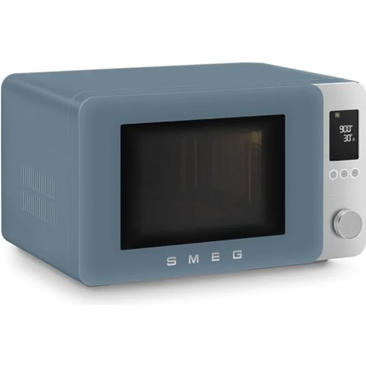 Smeg MOC02SBMEU Kombi-Mikrowelle in Storm Blue, 9 Garfunktionen, Inverter-Technologie, 25 Automatikprogramme – Bild 3
