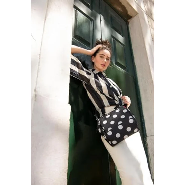 REISENTHEL® Umhängetasche Allrounder Cross Bag, Dots White, 4 Liter Volumen, wasserabweisend – Bild 7