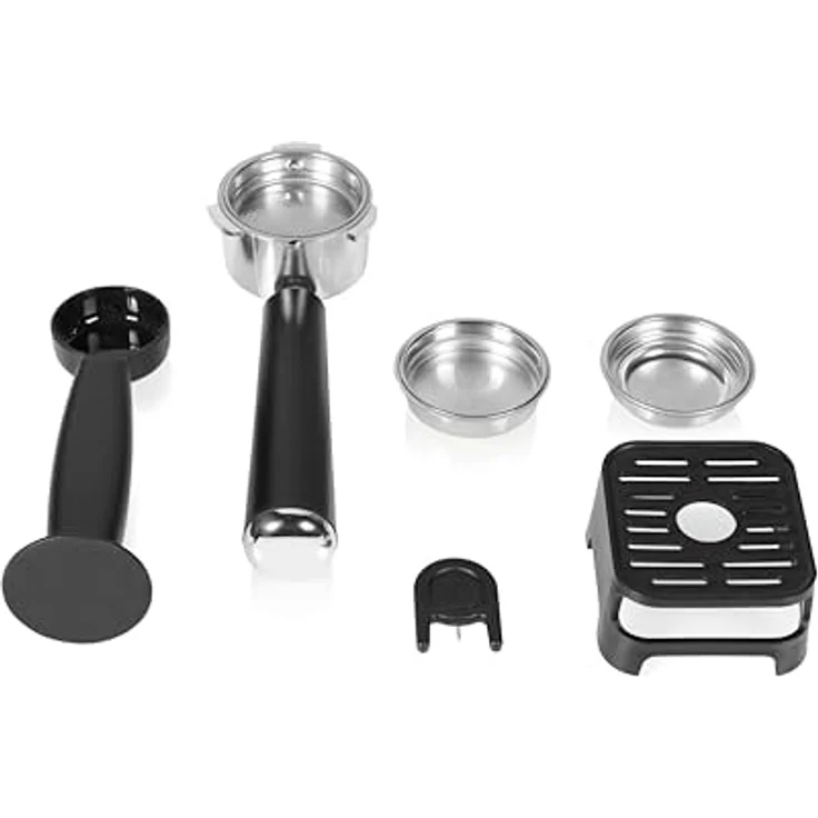 Princess 249421, Espressomaschine mit 20-Bar-Pumpe, 0,8 l Wassertank, schwarz – Bild 8