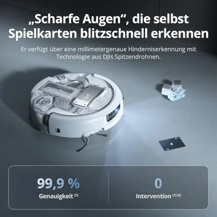 DJI VC ROMO P, Saug- und Wischroboter mit intelligenter Hinderniserkennung und selbstreinigendem System – Bild 4