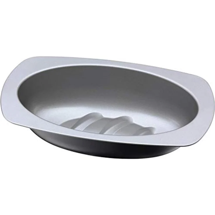 Kaiser Brot Back Form 32 cm Backblech, Brot, Oven, Oval, Anthrazit-Schwarz – Bild 4