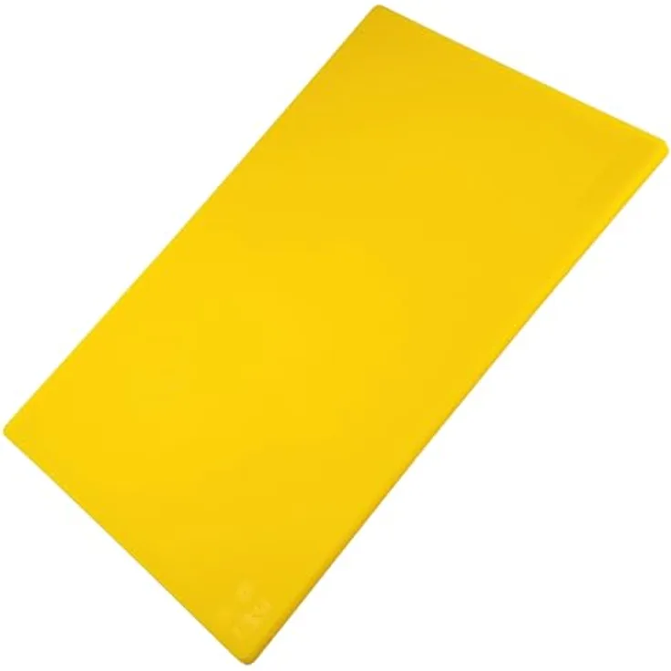 FMprofessional Schneidebrett aus Kunststoff, Extra Groß, Gelb für Geflügel, HACCP-Farbcodierung, spülmaschinenfest, ca. 45 x 30 cm