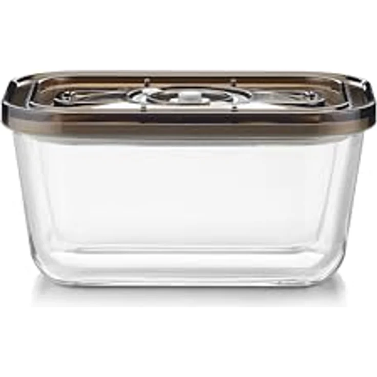 Caso VacuBoxx Eco M, Vakuum-Frischebehälter aus Borosilikatglas, 800 ml, BPA-frei, spülmaschinenfest, gefriergeeignet, backofenfest bis 350 °C – Bild 5