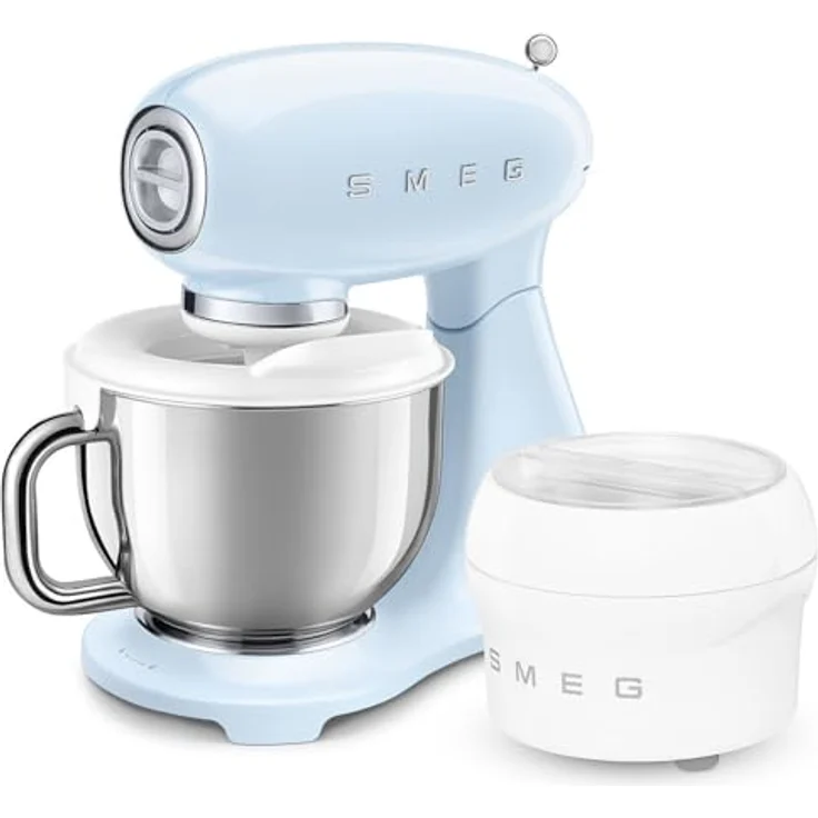 Smeg SMF05PBEU Küchenmaschine mit 4,8 Litern, Direkt-Drive-Motor und 10 Geschwindigkeitsstufen, Pastellblau – Bild 8