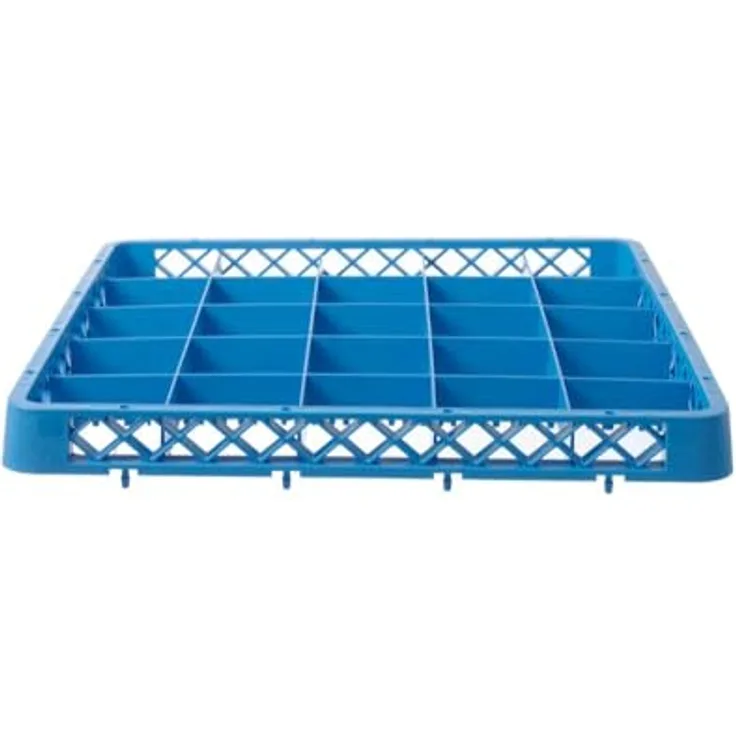 HENDI Aufsatz für Geschirrspülkorb, 25 Fächer 88x88 mm, 500x500x(H)45mm, geeignet für HENDI Geschirrspülmaschinen