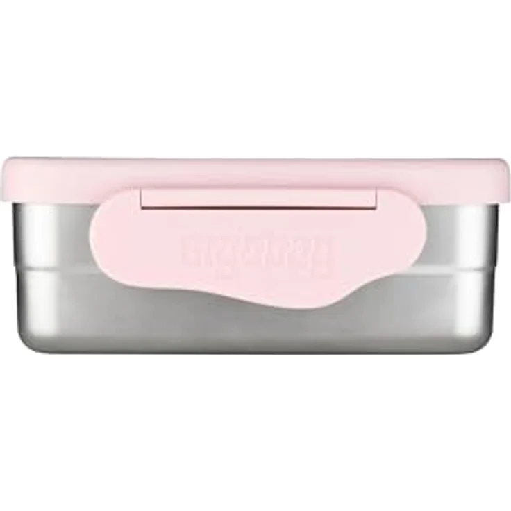ergobag Lunchbox Edelstahl Brotdosen Set, 2er-Set (1 große und 1 kleine Dose), 100% BPA-frei, mit Motiven für Kinder – Bild 2
