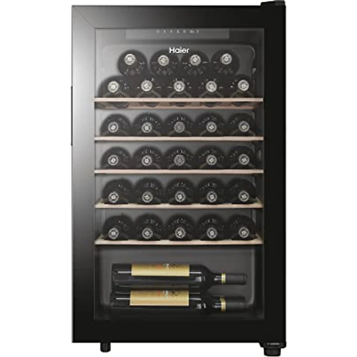 Haier HWS33GG Weinkühlschrank, freistehend, 33 Flaschen, Energieklasse G – Bild 2