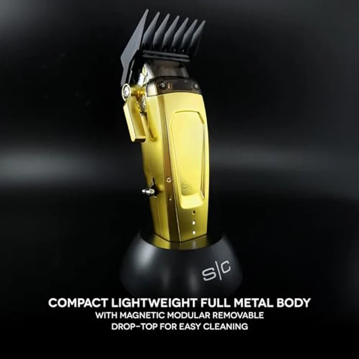 Stylecraft Saber 2.0, Professionelle Haarschneidemaschine mit bürstenlosem EON Motor, Echo DLC Klinge, USB-C Aufladung und Metallgehäuse, kabelloser Clipper – Bild 5
