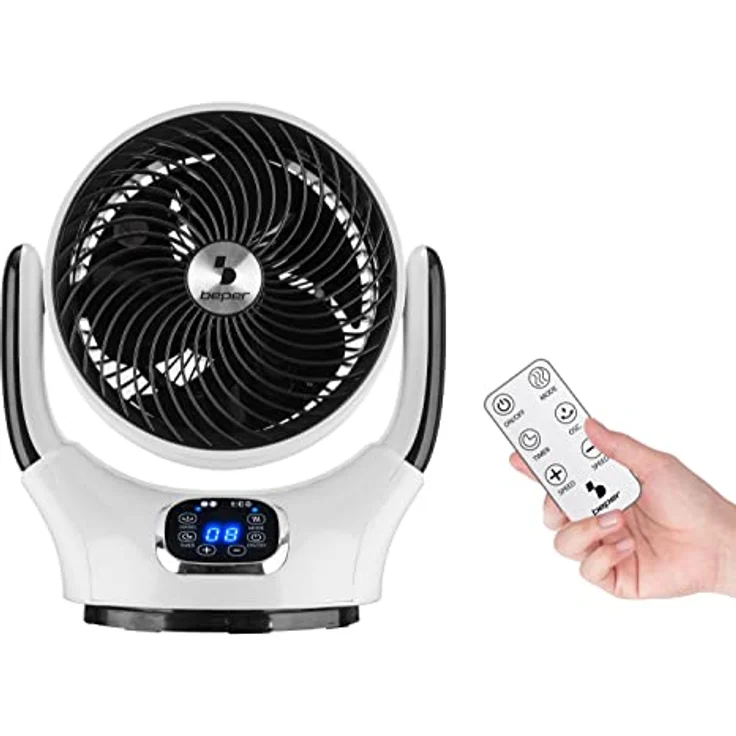 BEPER P206VEN260 Intelligenter Multidirektionaler Ventilator weiß schwarz Acrylnitril-Butadien-Styro – Bild 2