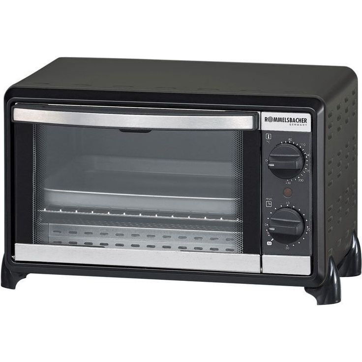 ROMMELSBACHER Kleinbackofen BG 950 ''Speedy'' - 10 Liter Backraum, 2 Quarzheizelemente, Temperatur von 80 - 230 °, Ober--Unterhitze, Zeitschaltuhr, antihaftbeschichteter Backraum, Doppelverglasung – Bild 3
