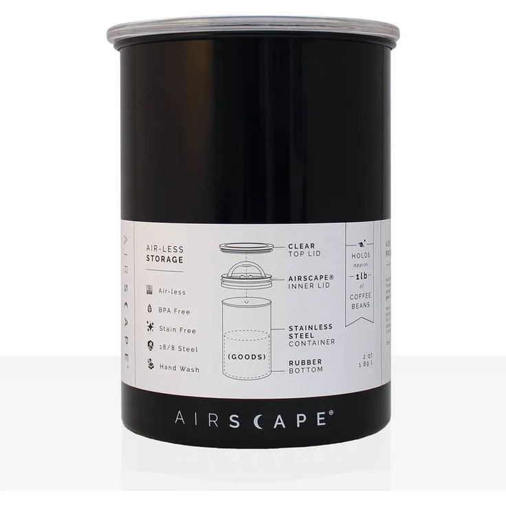 AIRSCAPE Aromadose aus Edelstahl 500g schwarz – Bild 3