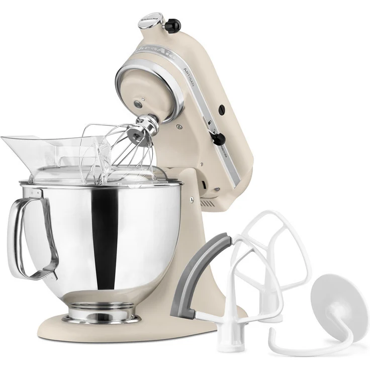 KitchenAid 5KSM175PSEFL Artisan Küchenmaschine mit Direktantrieb, 300W, 4,8 Liter, fresh linen Serie: 5KSM175PS – Bild 6
