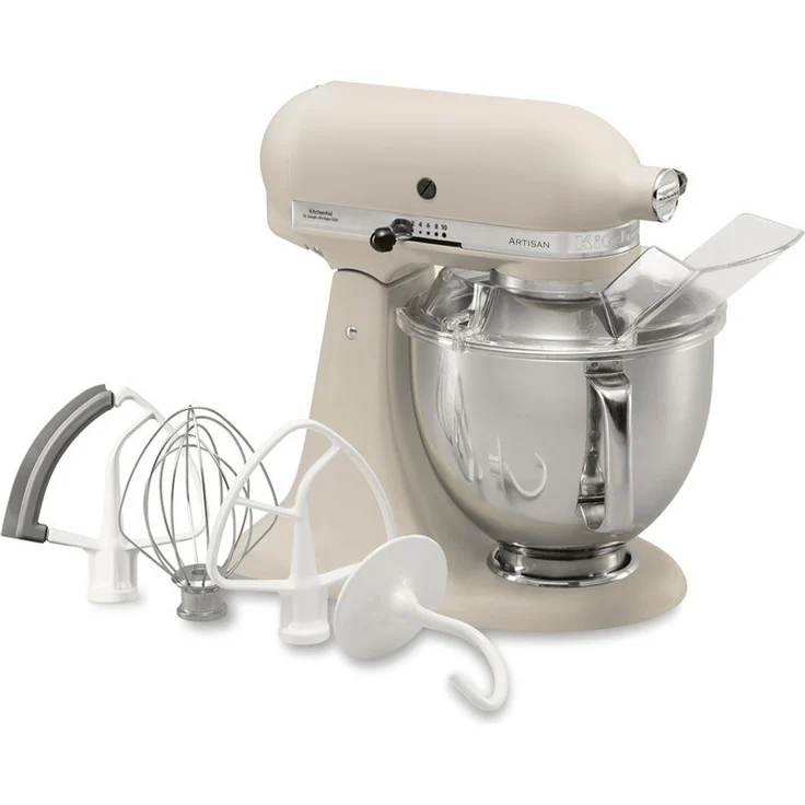 KitchenAid 5KSM175PSEFL Artisan Küchenmaschine mit Direktantrieb, 300W, 4,8 Liter, fresh linen Serie: 5KSM175PS – Bild 5
