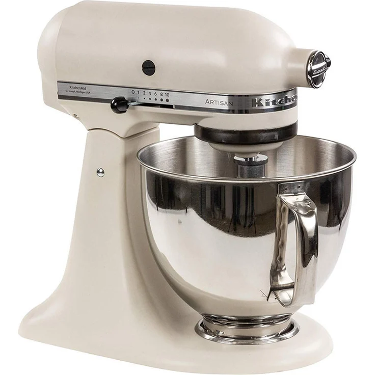 KitchenAid 5KSM175PSEFL Artisan Küchenmaschine mit Direktantrieb, 300W, 4,8 Liter, fresh linen Serie: 5KSM175PS – Bild 4