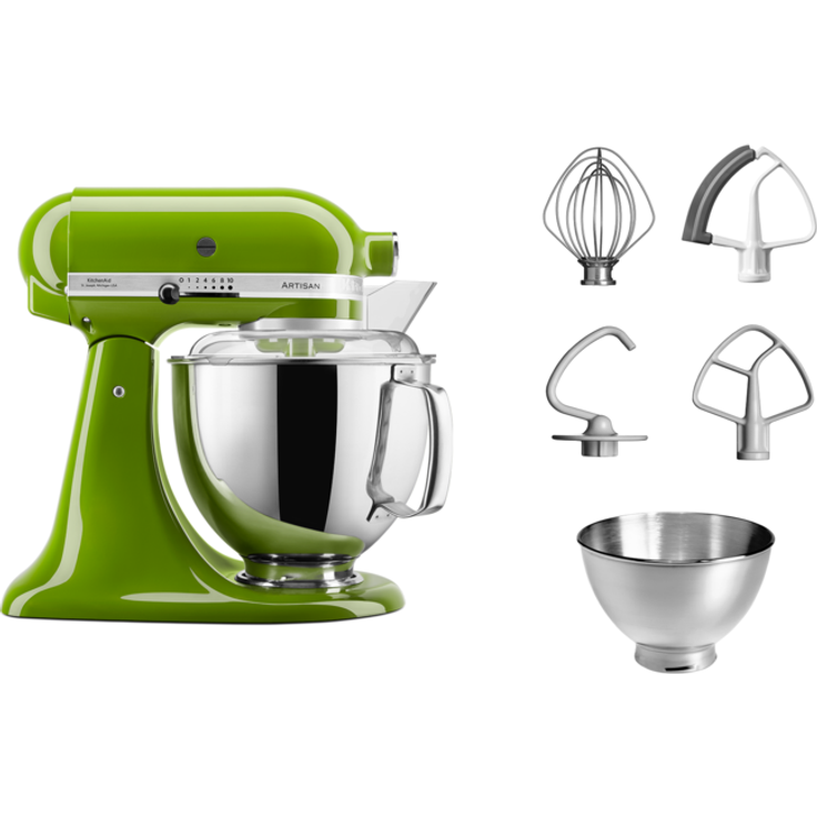 KitchenAid 5KSM175PSEMA Artisan Küchenmachine mit Direktantrieb, 300 W, 4,8 L, matcha, Serie: 5KSM175PS – Bild 5