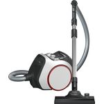 Miele Boost CX1 Bodenstaubsauger, 890 Watt, beutellos, 1 m Aktionsradius, Lotosweiß-Rot