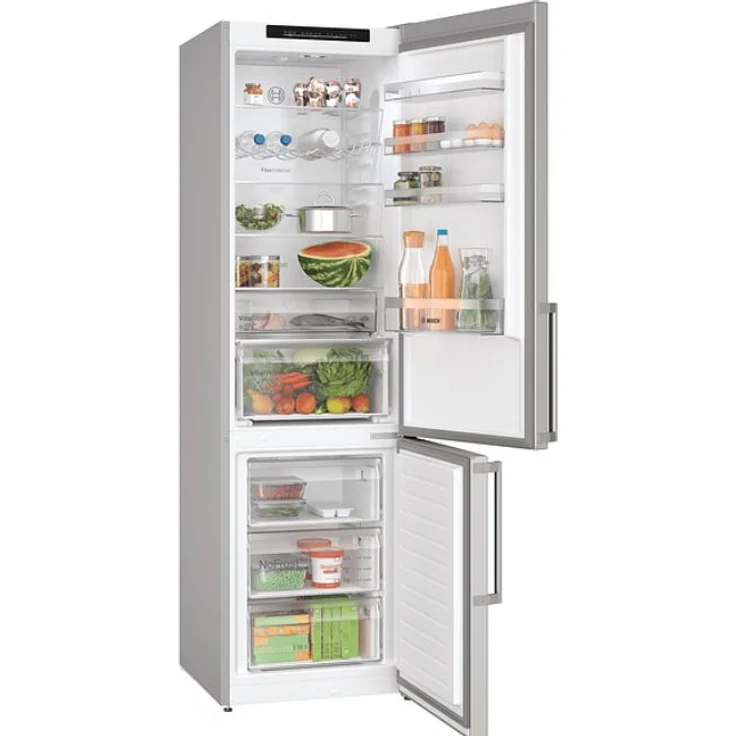 Bosch KGN39VIBT Kühl-Gefrierkombination, freistehend, silber, NoFrost, 0-Grad-Zone, Schnellkühlen und -gefrieren, LED, Breite 60 cm, Energieklasse B – Bild 3