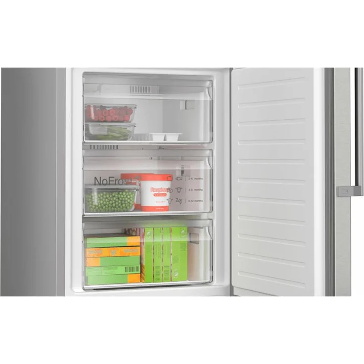Bosch KGN39VIBT Kühl-Gefrierkombination, freistehend, silber, NoFrost, 0-Grad-Zone, Schnellkühlen und -gefrieren, LED, Breite 60 cm, Energieklasse B – Bild 5