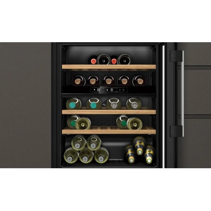 Neff KU9213HG0 Einbau-Weinkühlschrank, schwarz, 44 Flaschen, LED, Breite 59.8 cm – Bild 4