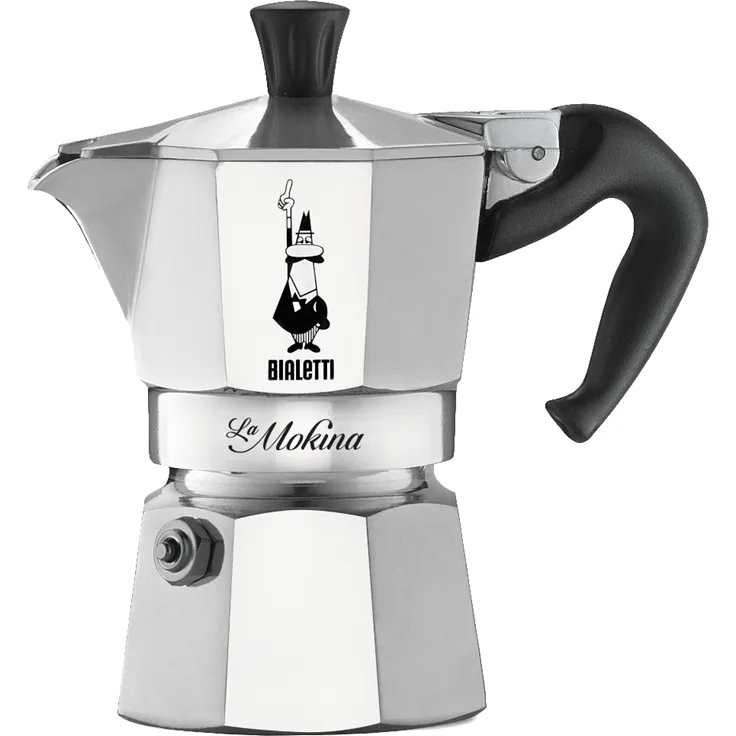 Bialetti La Mokina Espressokocher, silber