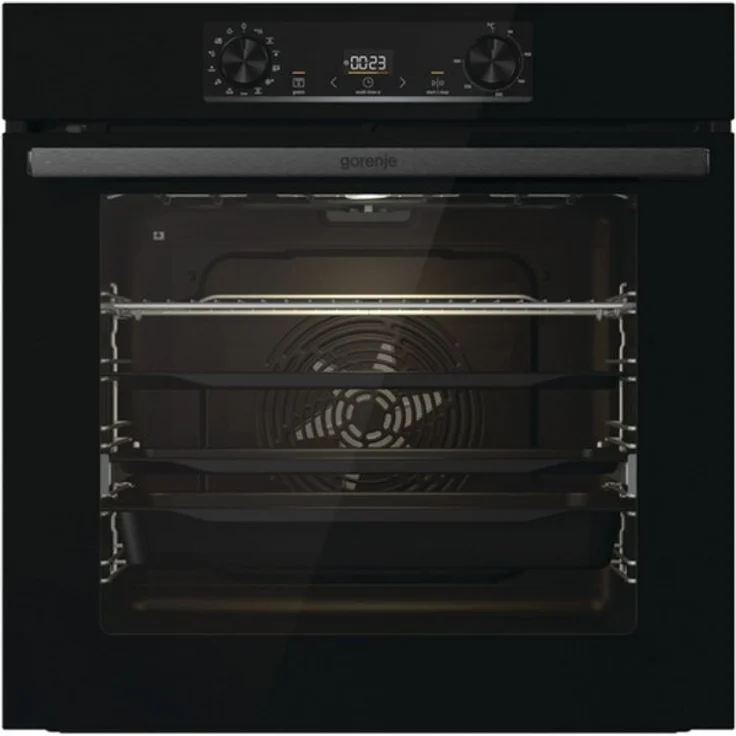 Gorenje BPS 6737 E14BG, Backofen, Einbaugerät, Dampffunktion, Pyrolyse, Schwarz – Bild 1