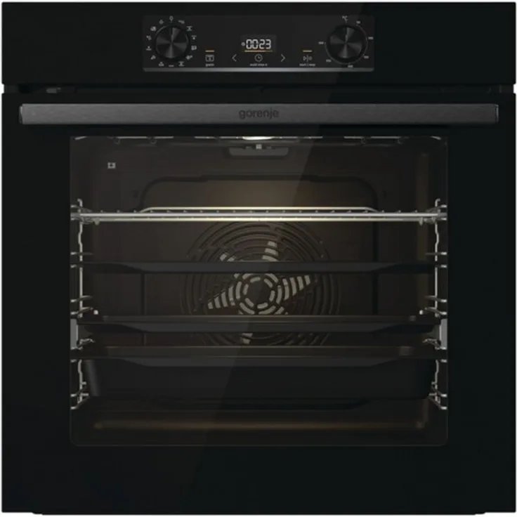 Gorenje BPS 6737 E14BG, Backofen, Einbaugerät, Dampffunktion, Pyrolyse, Schwarz