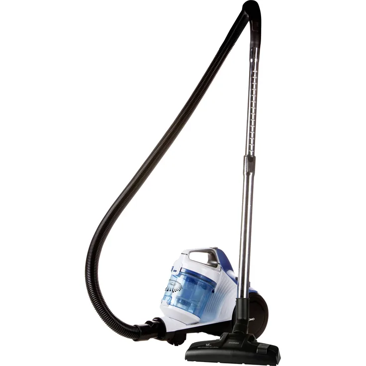 Domo DO7286S Bodenstaubsauger, 700 Watt, beutellos, Zyklon-Technologie, weiß-türkis