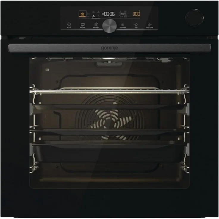 Gorenje BPSA6747A08BG, Backofen, Einbau, BakeSensor, PyroClean, SteamAssist, Schwarz