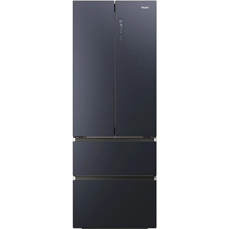 Haier HFW7720ENMB French-Door-Kühlschrank, freistehend, schwarz, NoFrost, Festwasseranschluss, 0-Grad-Zone, LED, Breite 70 cm – Bild 2