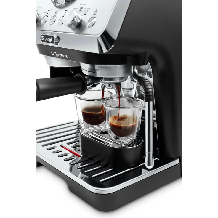 De'Longhi EC9155.MB La Specialista Arte Espressomaschine Siebträgermaschine, silber-schwarz – Bild 2