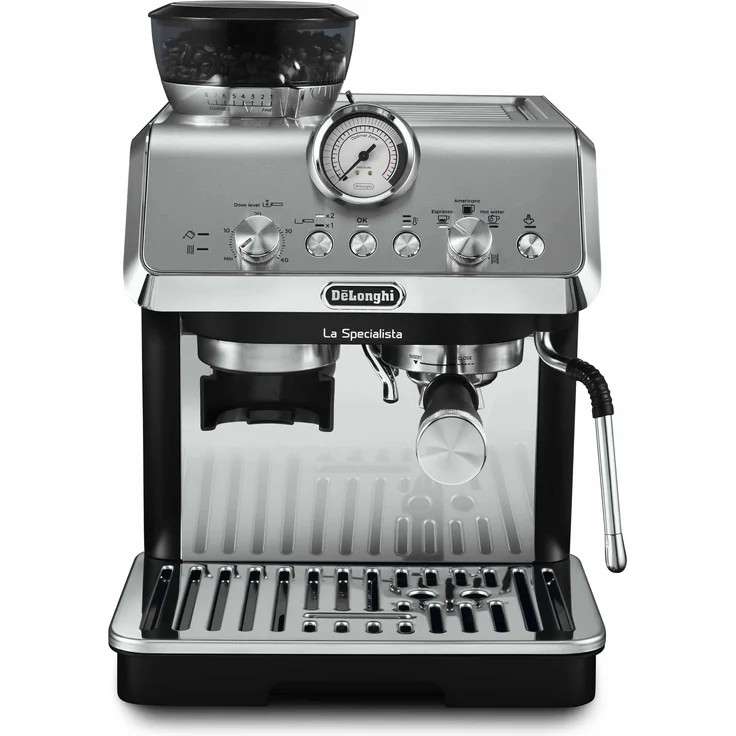 De'Longhi EC9155.MB La Specialista Arte Espressomaschine Siebträgermaschine, silber-schwarz – Bild 1