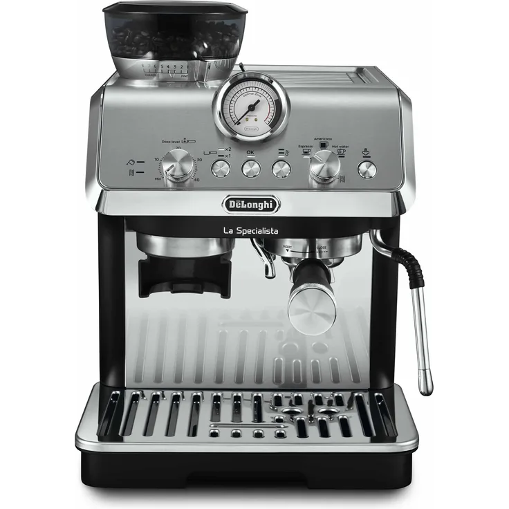 De'Longhi EC9155.MB La Specialista Arte Espressomaschine Siebträgermaschine, silber-schwarz