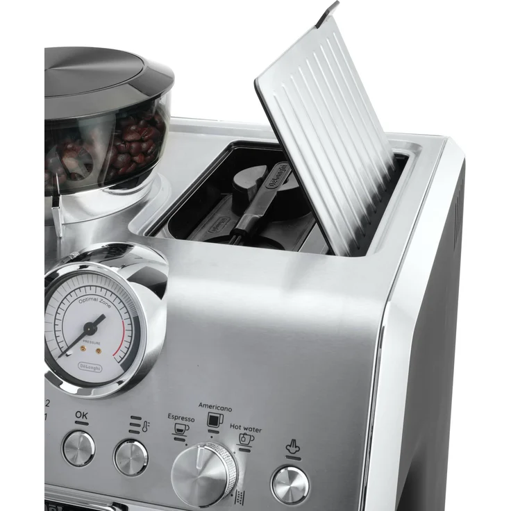 De'Longhi EC9155.MB La Specialista Arte Espressomaschine Siebträgermaschine, silber-schwarz – Bild 4