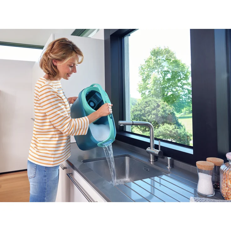 Leifheit Set Clean Twist M Ergo micro duo Bodenwischer-Set inkl. Kraftreiniger, türkis, 52127 – Bild 18