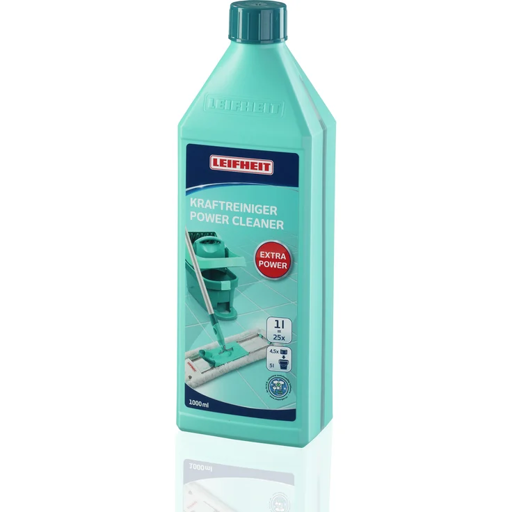 Leifheit Set Clean Twist M Ergo micro duo Bodenwischer-Set inkl. Kraftreiniger, türkis, 52127 – Bild 4