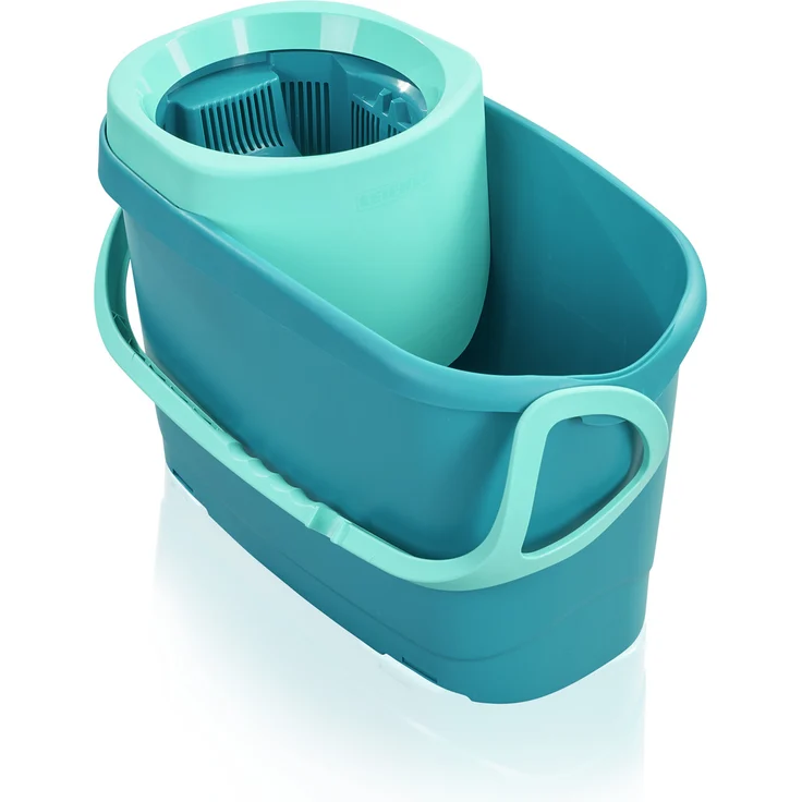 Leifheit Set Clean Twist M Ergo micro duo Bodenwischer-Set inkl. Kraftreiniger, türkis, 52127 – Bild 12
