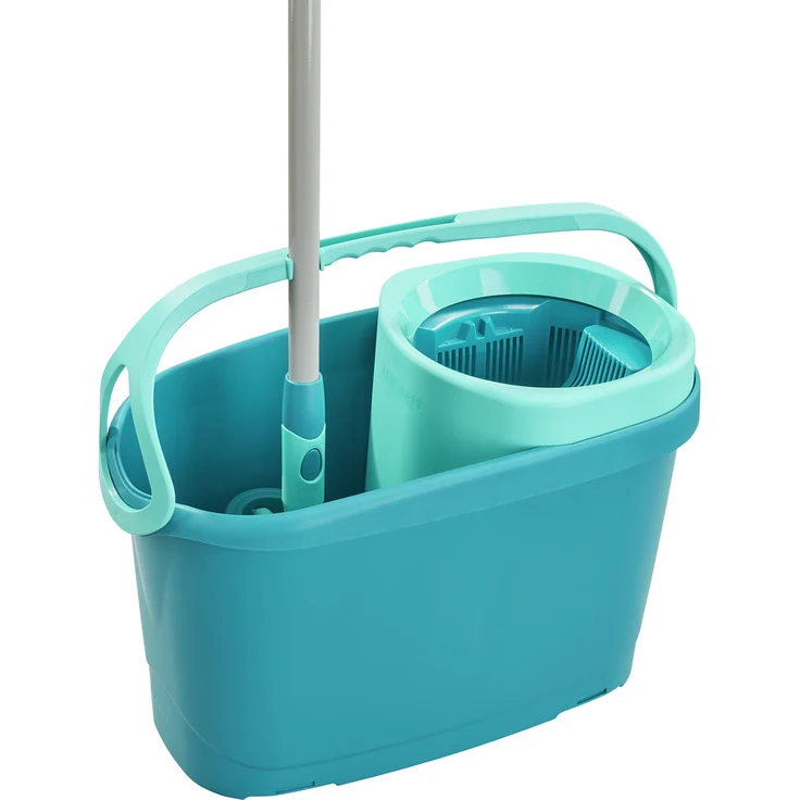 Leifheit Set Clean Twist M Ergo micro duo Bodenwischer-Set inkl. Kraftreiniger, türkis, 52127 – Bild 5