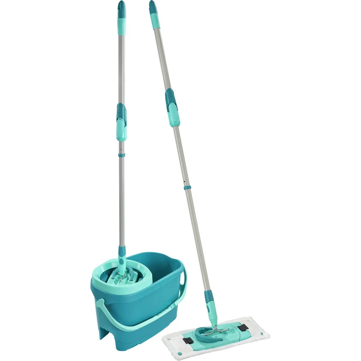 Leifheit Set Clean Twist M Ergo micro duo Bodenwischer-Set inkl. Kraftreiniger, türkis, 52127 – Bild 2