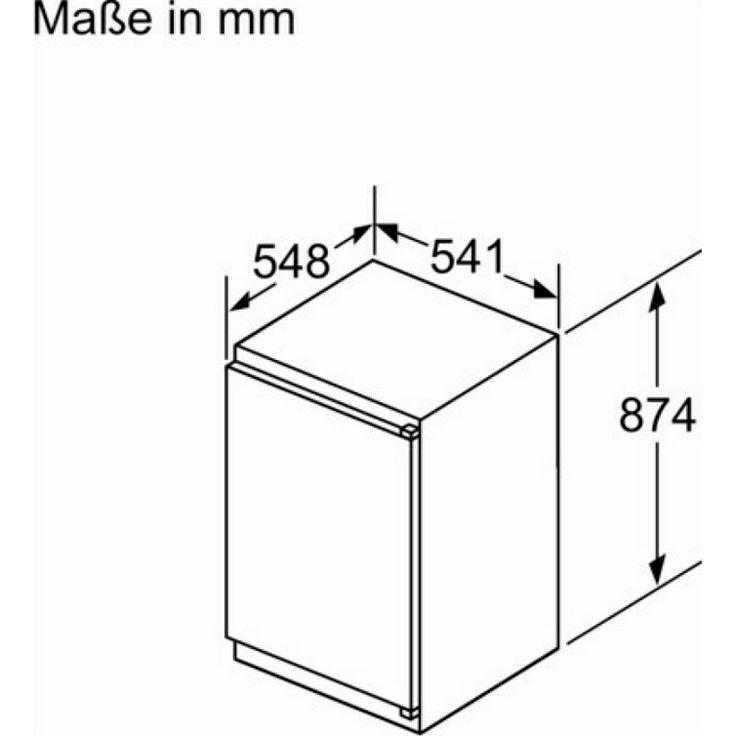 Bosch KIR21NSE0 Kühlschrank, Einbau, weiß, Schnellkühlen, LED, Breite 54.1 cm, Energieklasse E – Bild 6