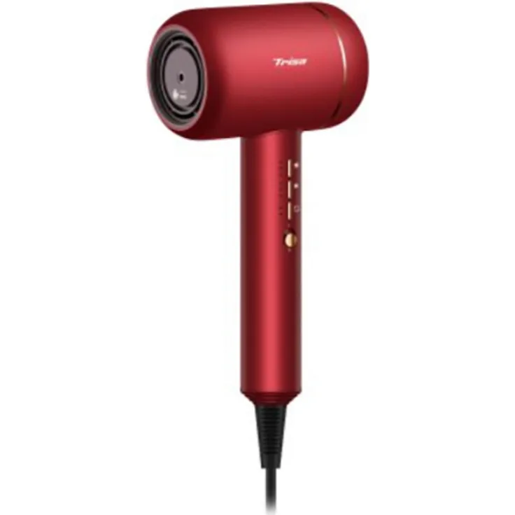 Trisa Ultra Ionic Pro Haartrockner, 1800 Watt, Ionisierung, inkl. Düse, Stylingdüse und Diffusordüse, rot - Preisvergleich