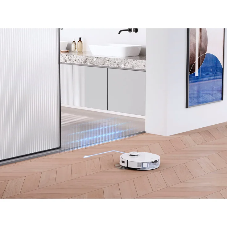 Ecovacs Deebot T10 Saugroboter mit Wischfunktion, 180 min Akkubetrieb, Vibrationswischsystem, 3000 Pa Saugleistung, HD-Kamera mit Nachtsichtsensor, weiß – Bild 15