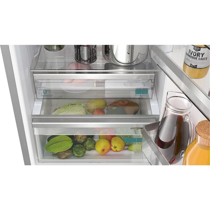Siemens KG39NAIAT Kühl-Gefrierkombination, freistehend, edelstahl mit Anti-Fingerprint, NoFrost, Abtauautomatik, LED, Breite 60 cm, Energieklasse A – Bild 5