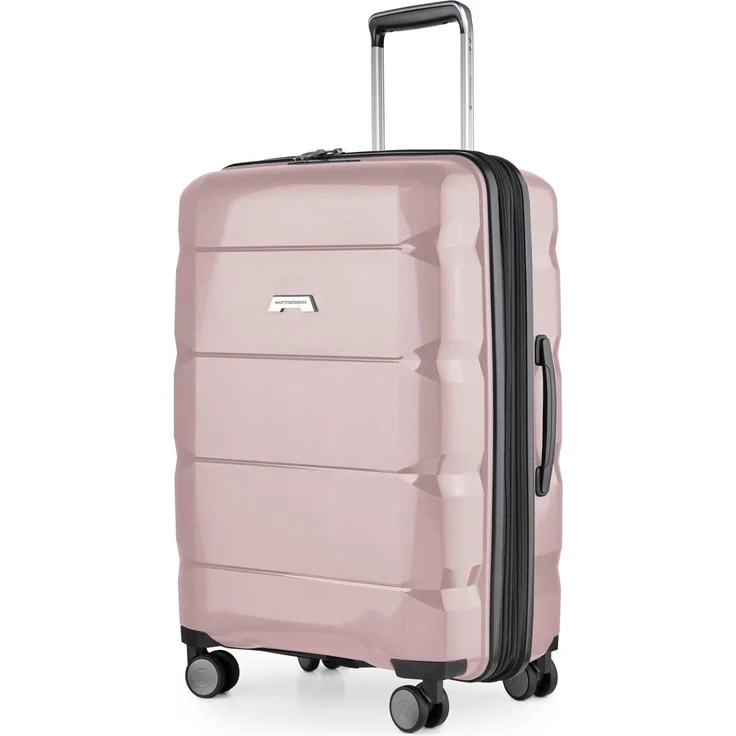 Hauptstadtkoffer Britz Hartschalen Koffe Koffer Trolley Rollkoffer Reisekoffer Erweiterbar, TSA, 4 Rollen, 66 cm, 60 Liter champagner – Bild 1